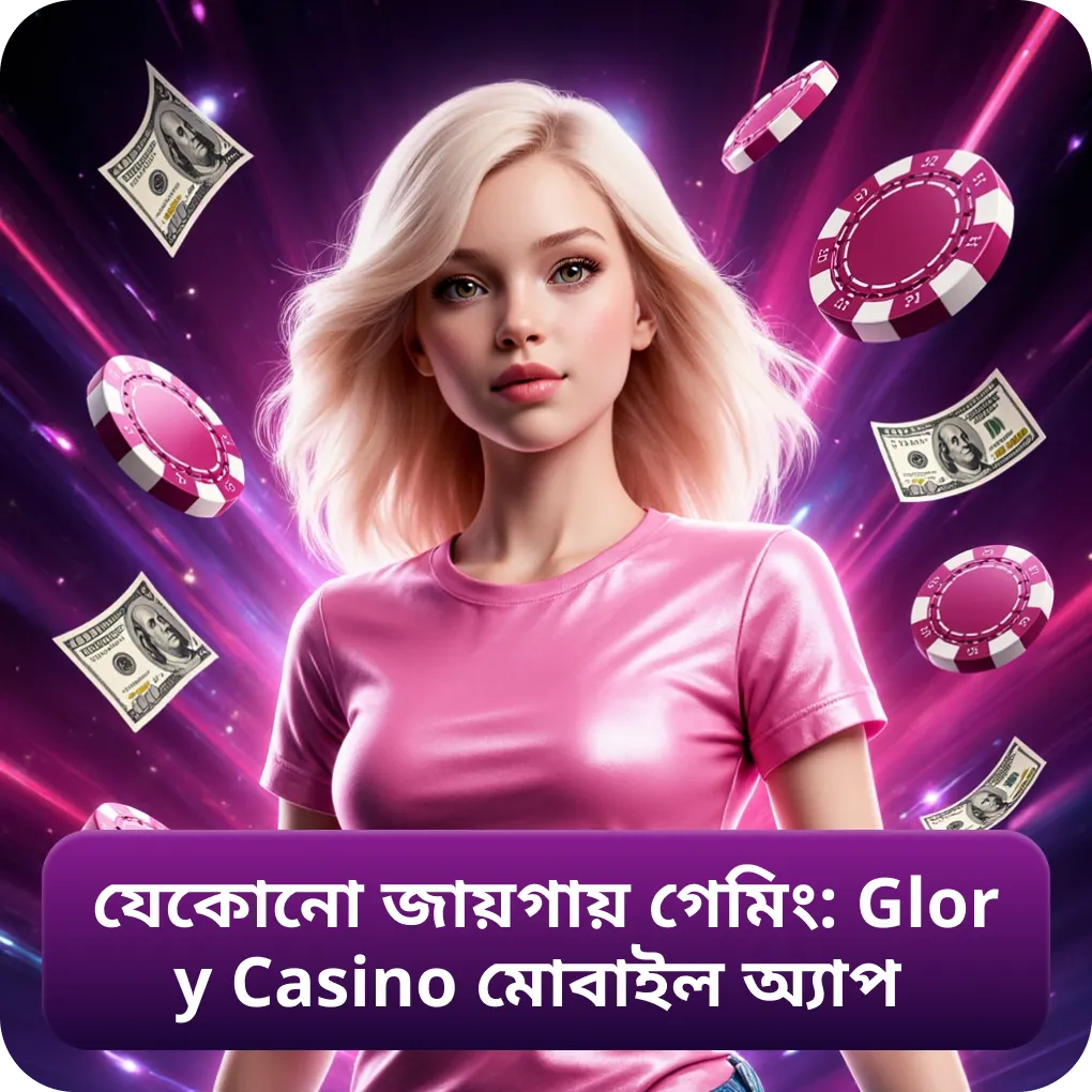 যেকোনো জায়গায় গেমিং: Glory Casino মোবাইল অ্যাপ